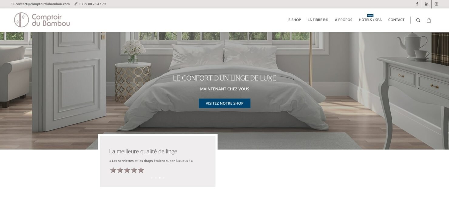 Comptoir du Bambou a inventé la fibre magique