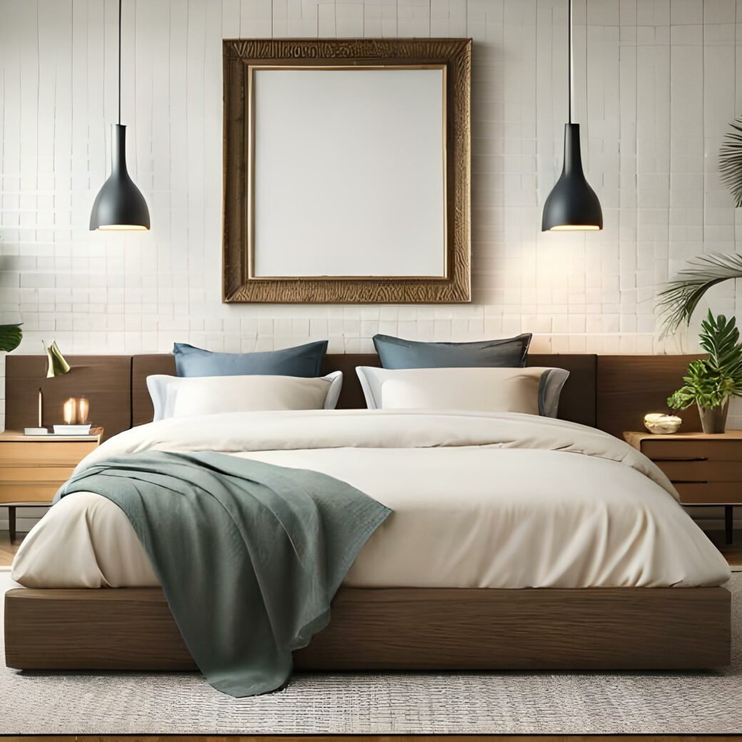Chambre d'hôtel de luxe équipée de linge de maison en bambou de Comptoir du Bambou, illustrant les choix écoresponsables en matière de décoration et de confort.