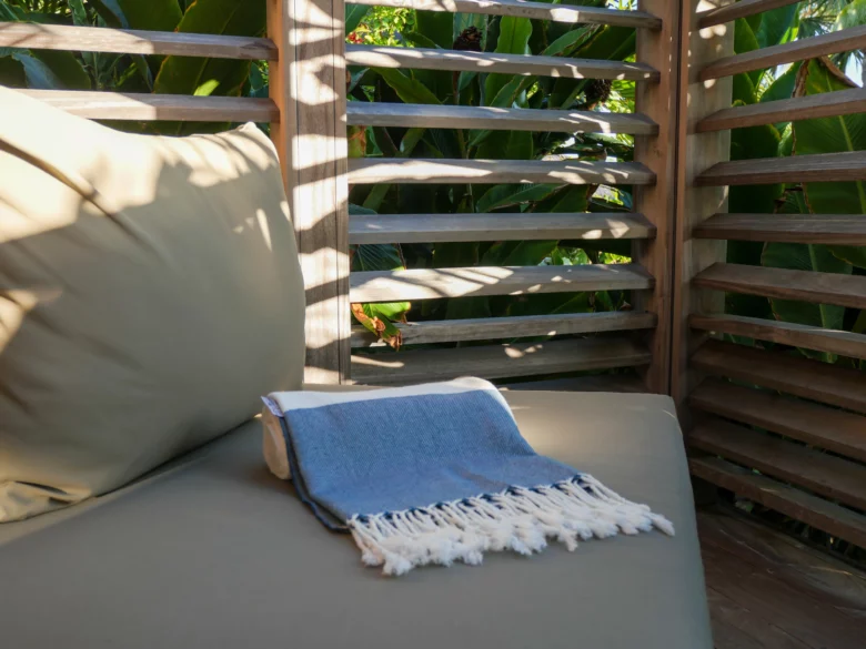 serviette de piscine luxe qulite hotel