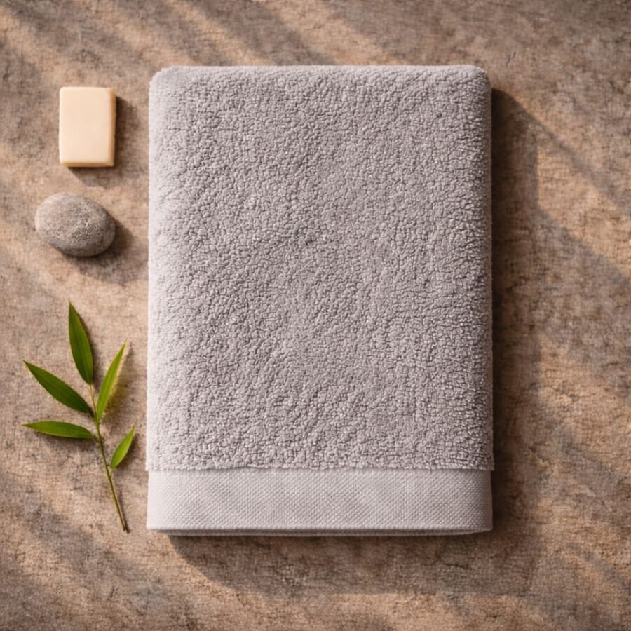 Serviette de bain en fibre de bambou ultra douce et absorbante