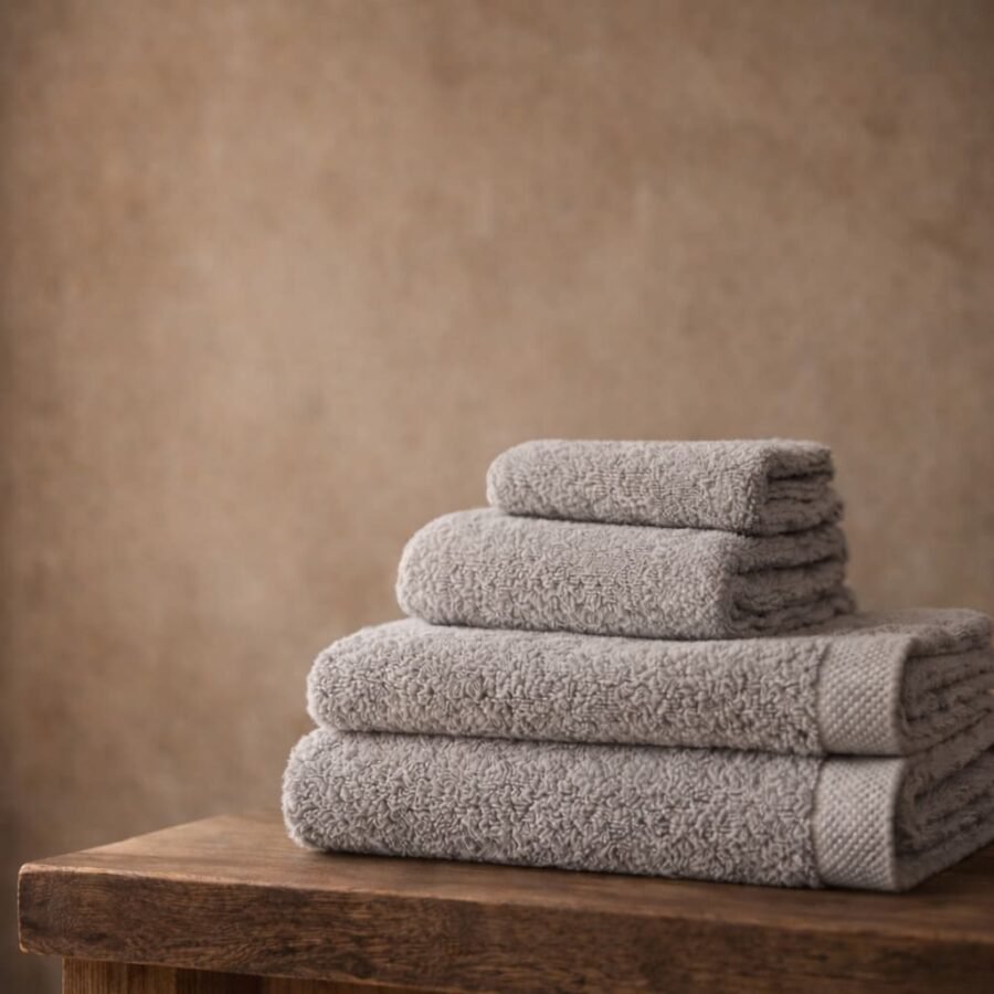 Serviette de bain en bambou épaisse et absorbante