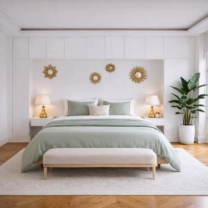 Taies d'Oreiller Unies | Satin de Bambou | Pistache